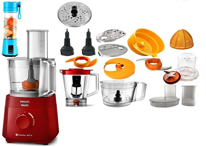 Multiprocessador 600w 220V Com 18 Itens 2 Anos Garantia Com